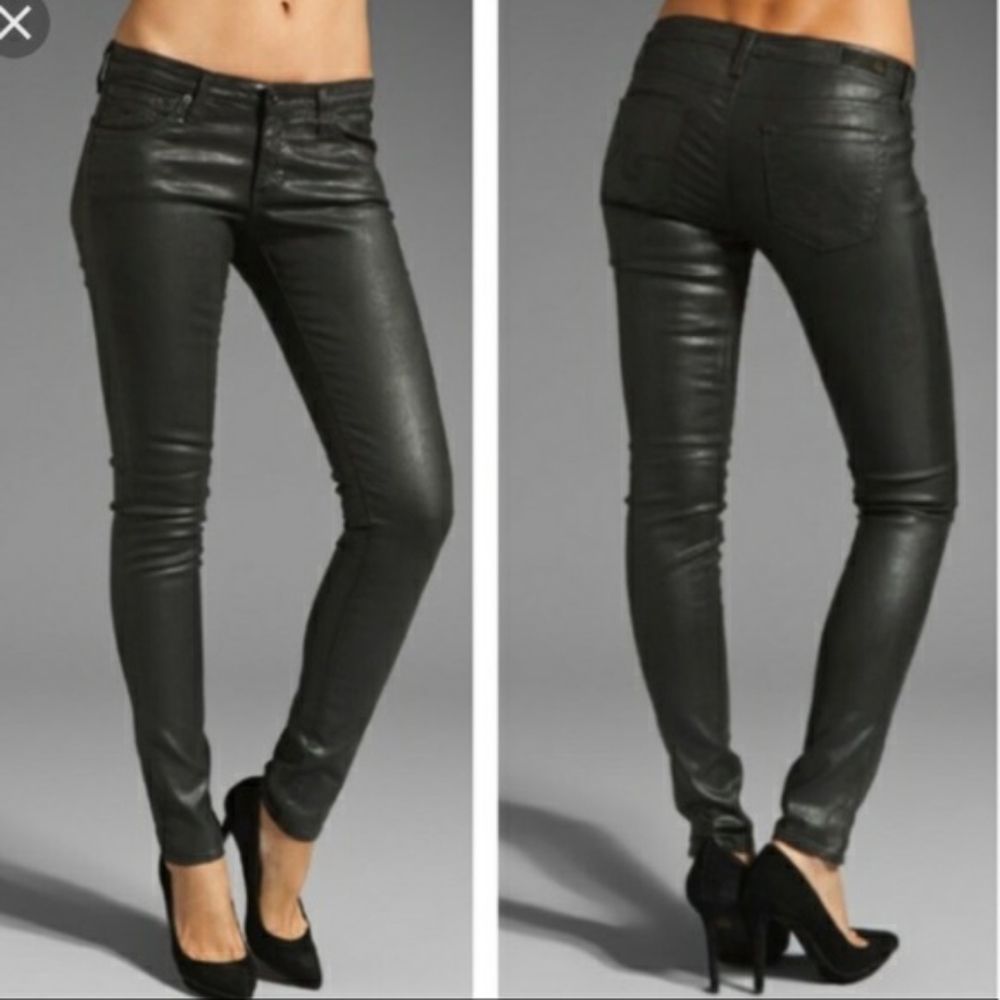 AG The Legging Super Skinny Waxed Jeans Size 30R